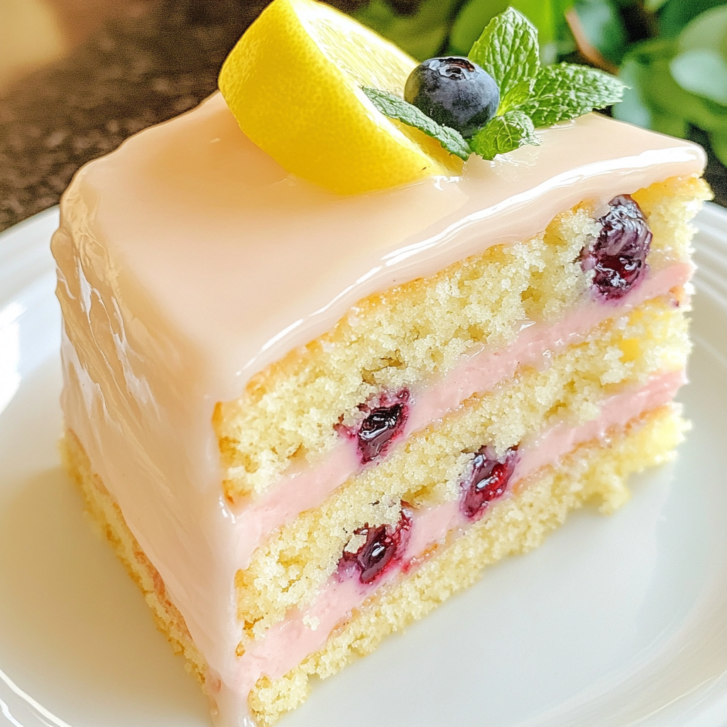 blueberry lemonade buttermilk cake