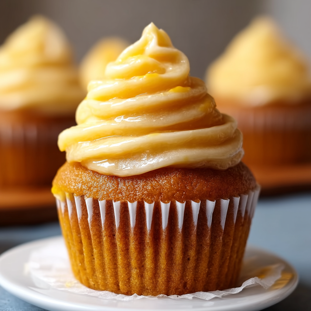 sweet potato honey butter cupcakes