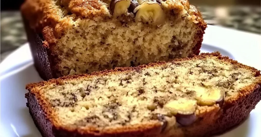 easy banana bread with cake mix