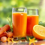 Orange Carrot Ginger Juice Recipe