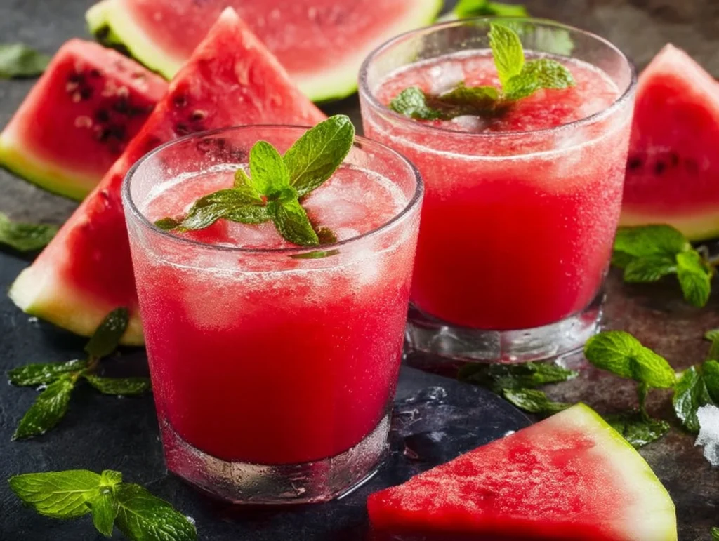 Watermelon Mint Cooler Recipe