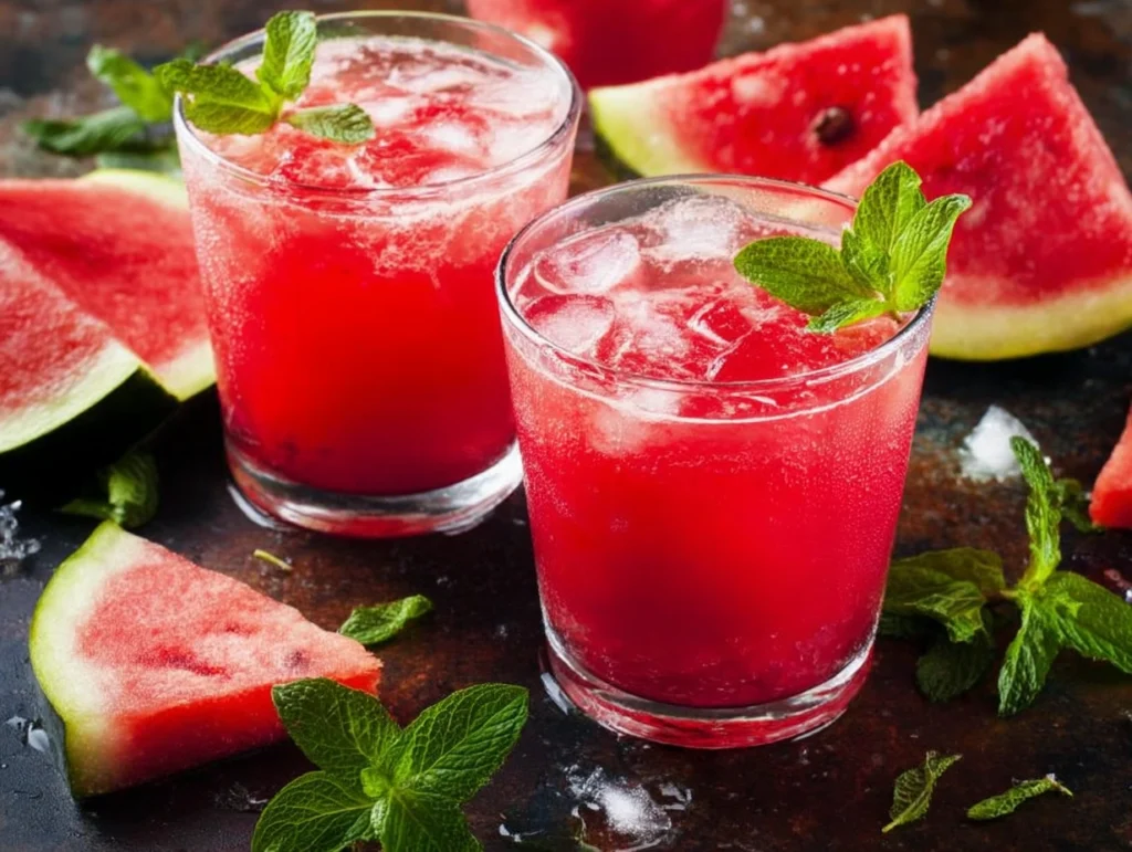 Watermelon Mint Cooler Recipe