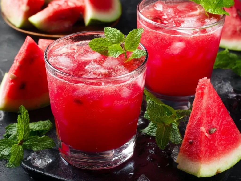 Watermelon Mint Cooler Recipe
