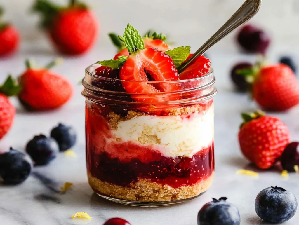 No-Bake Cheesecake Jars