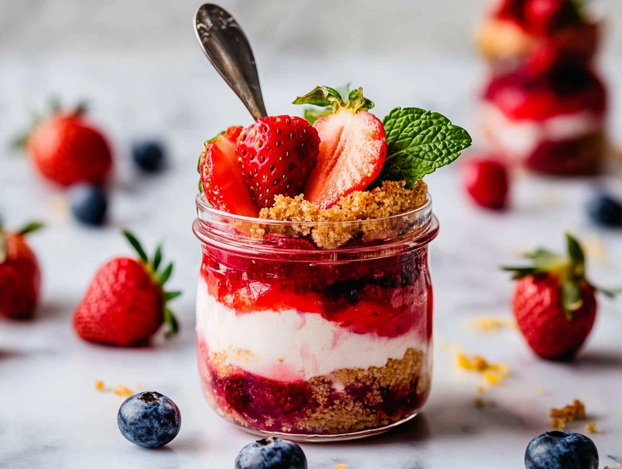 No-Bake Cheesecake Jars
