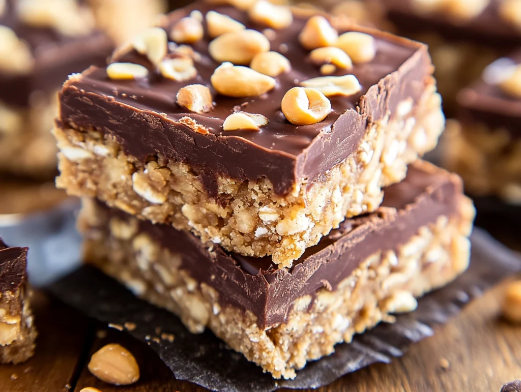 No-Bake Peanut Butter Oat Bars
