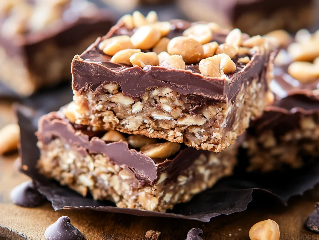 No-Bake Peanut Butter Oat Bars