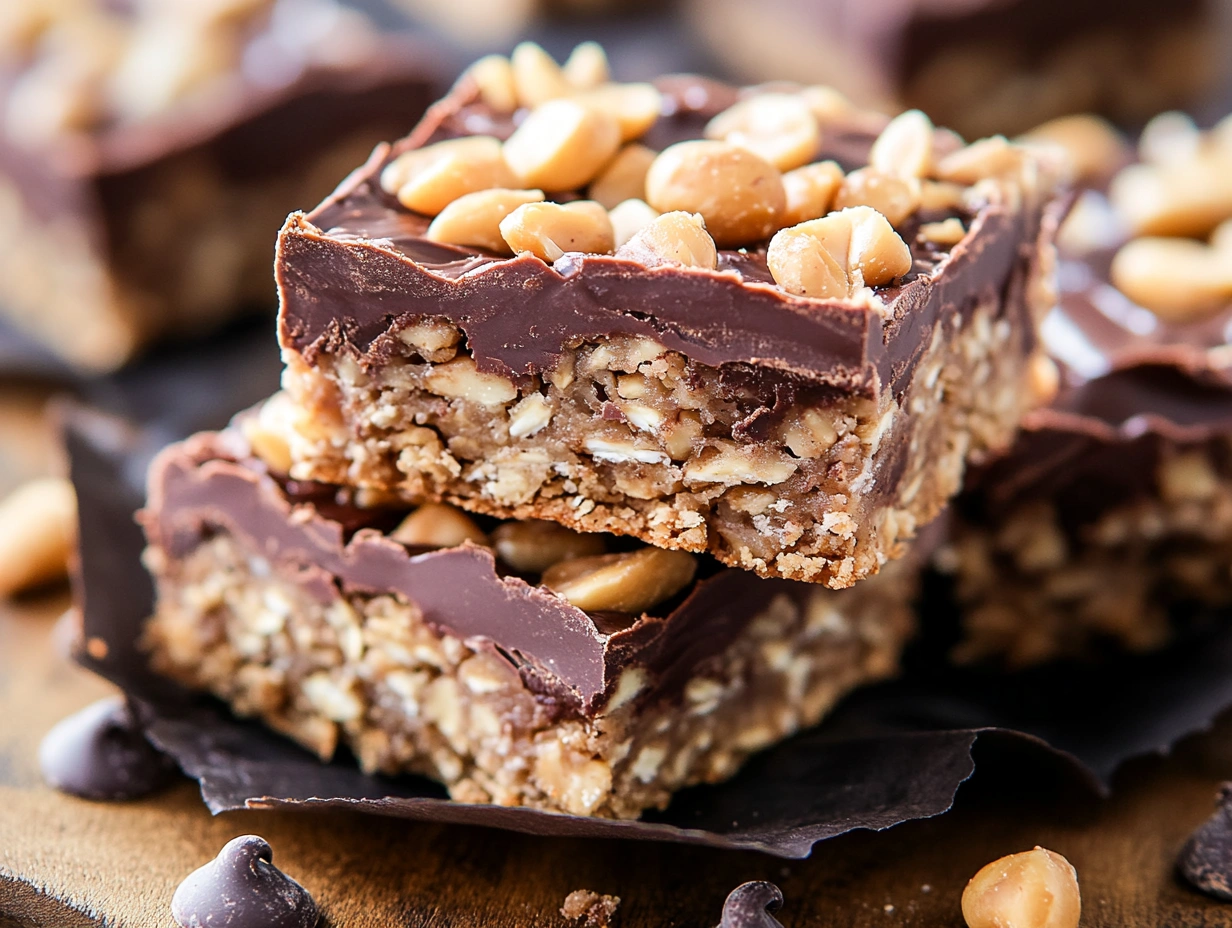 No-Bake Peanut Butter Oat Bars