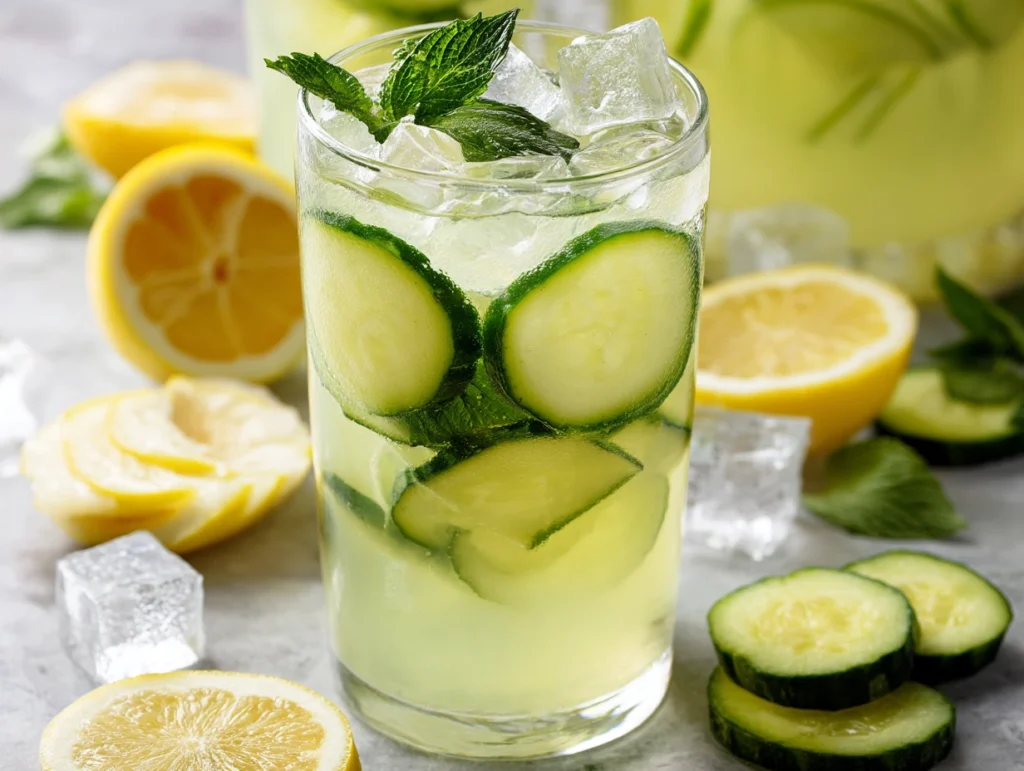 Cucumber Mint Lemonade Recipe