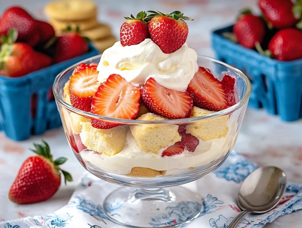 Strawberry Shortcake Trifle