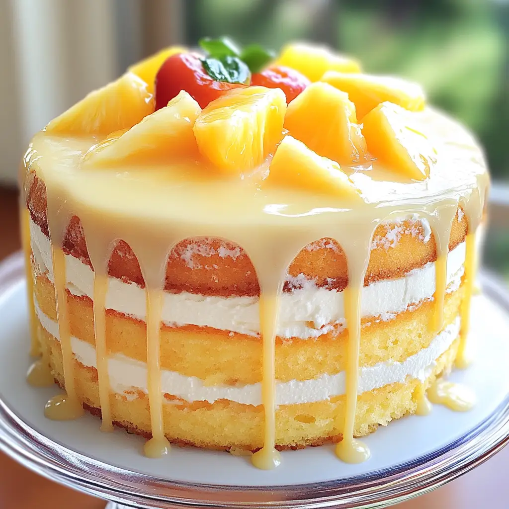 Pineapple Sunshine Layer Cake