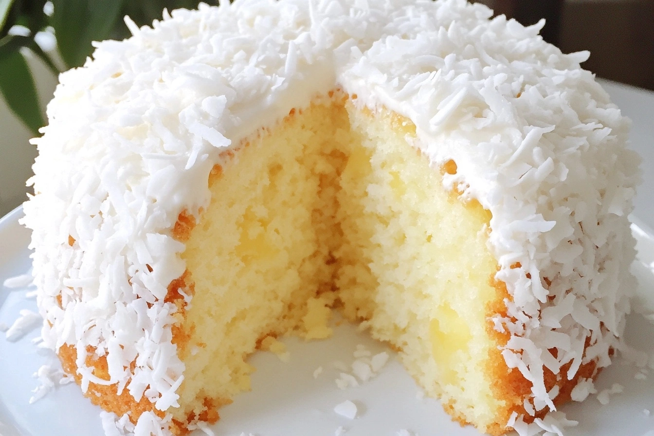 Pineapple Coconut Pound Cake