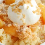 peach cobbler