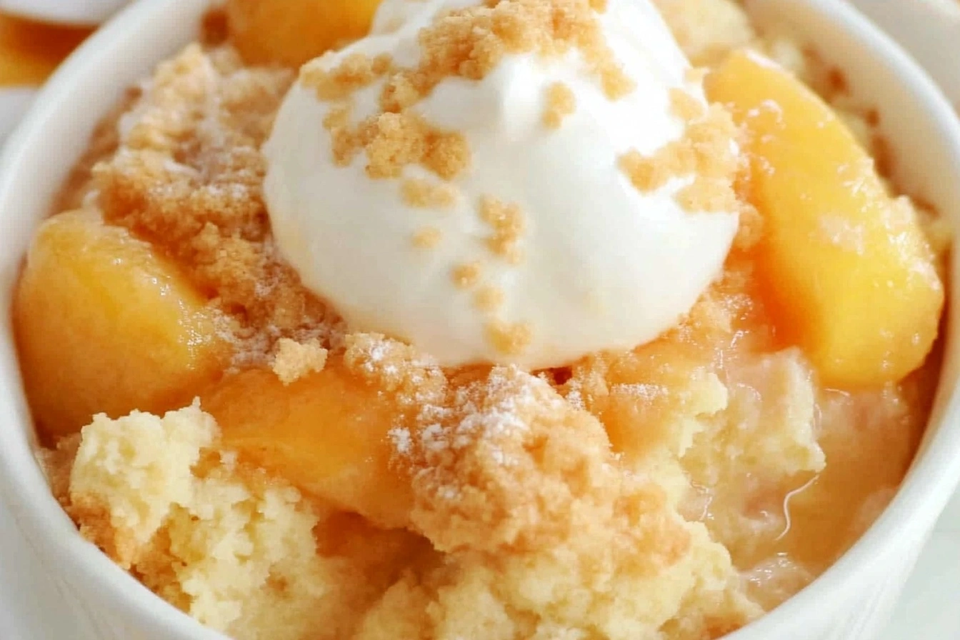 peach cobbler