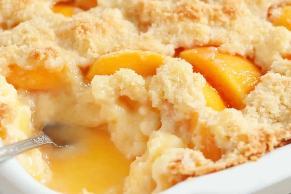 easy peach cobbler