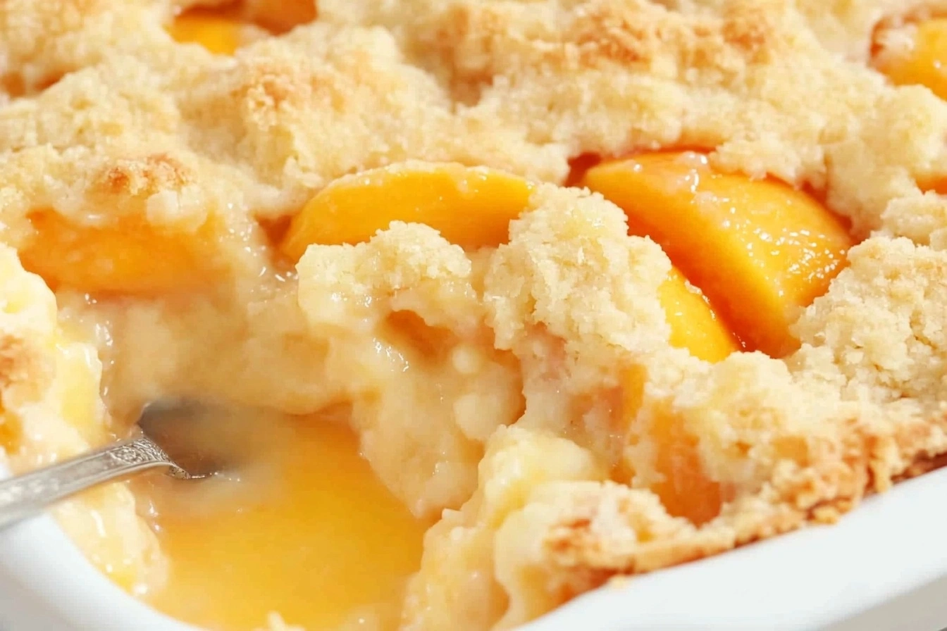 easy peach cobbler