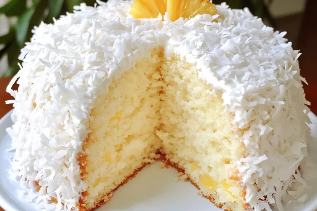 pineapple coconut pound cake
