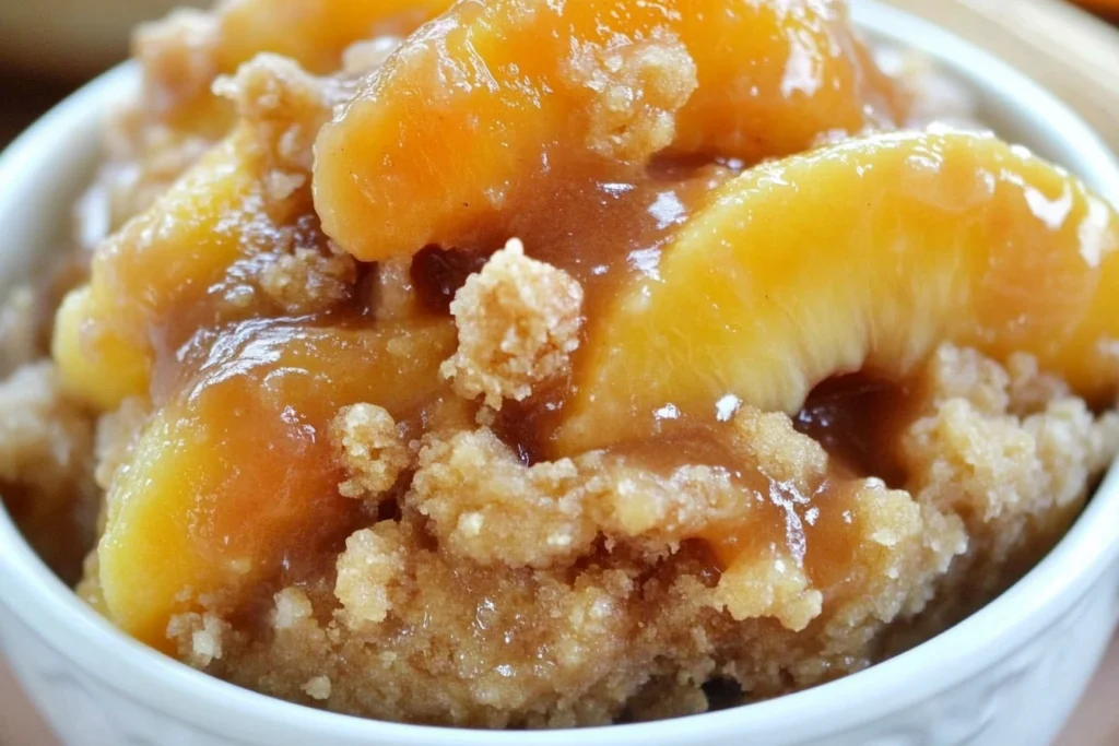 peach crisp