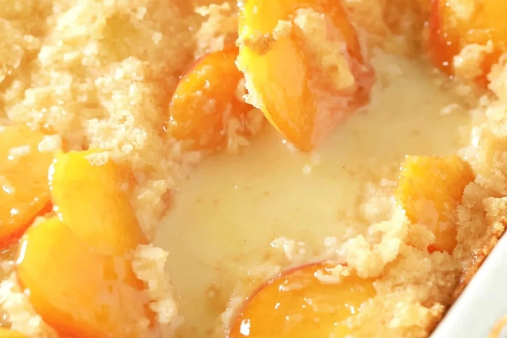 easy peach cobbler
