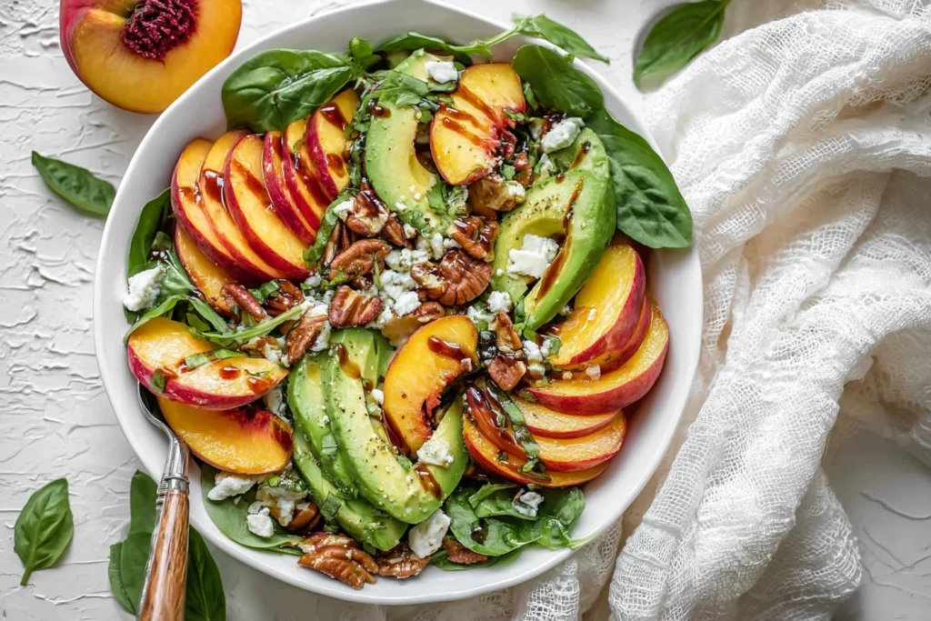 peach salad