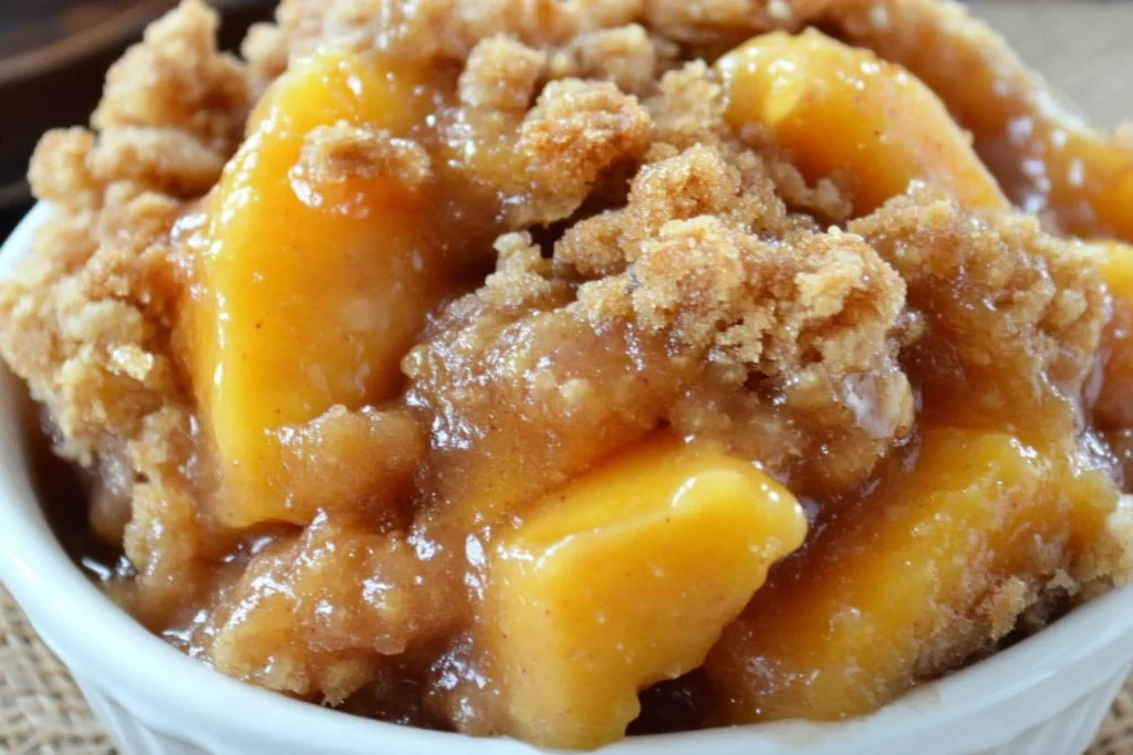 peach crisp