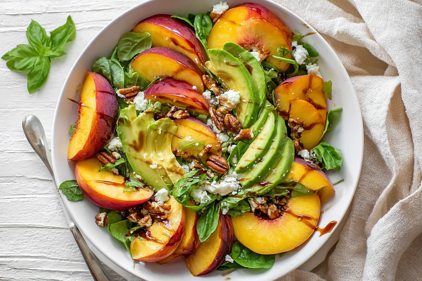 peach salad