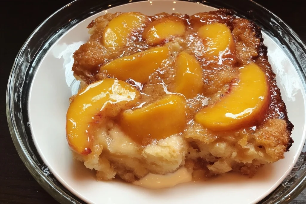 peach dump cake