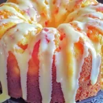 Peach Cream Cheese Pound Cake