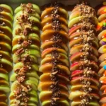 sheet pan caramel apples