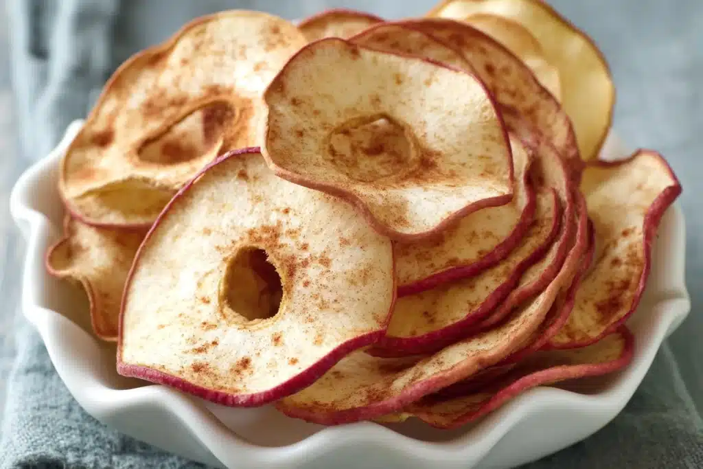 baked apple chips