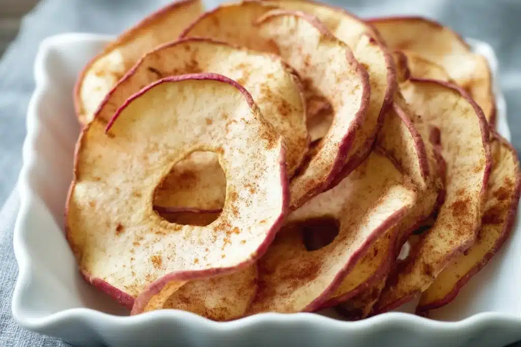 baked apple chips