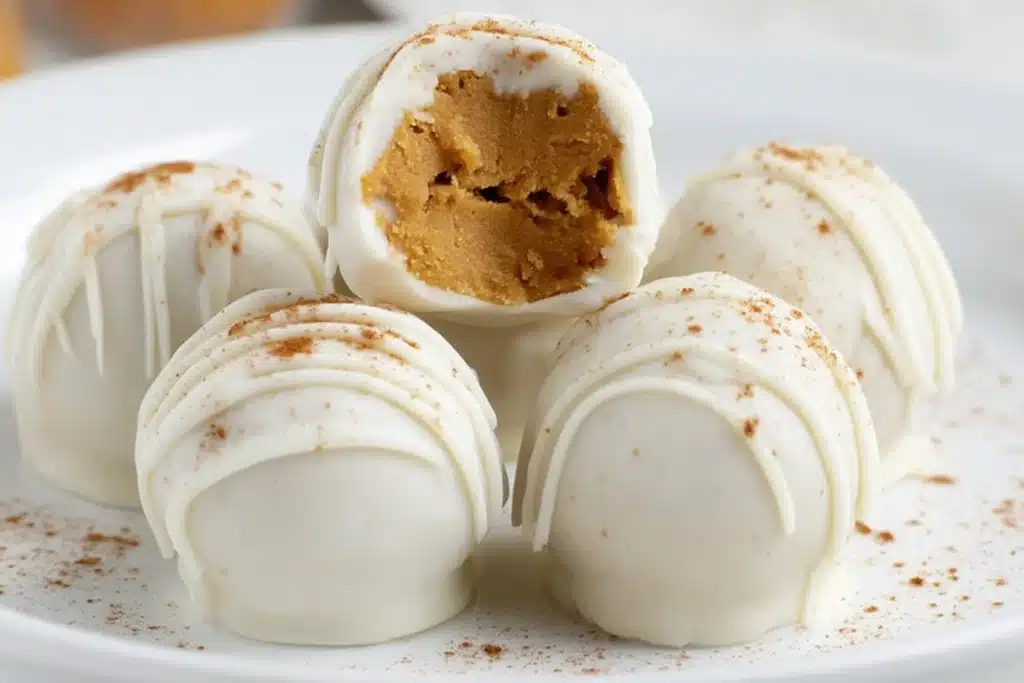 no bake pumpkin balls