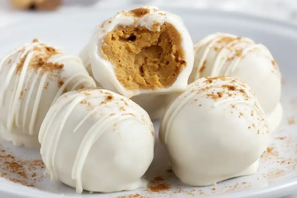no bake pumpkin balls