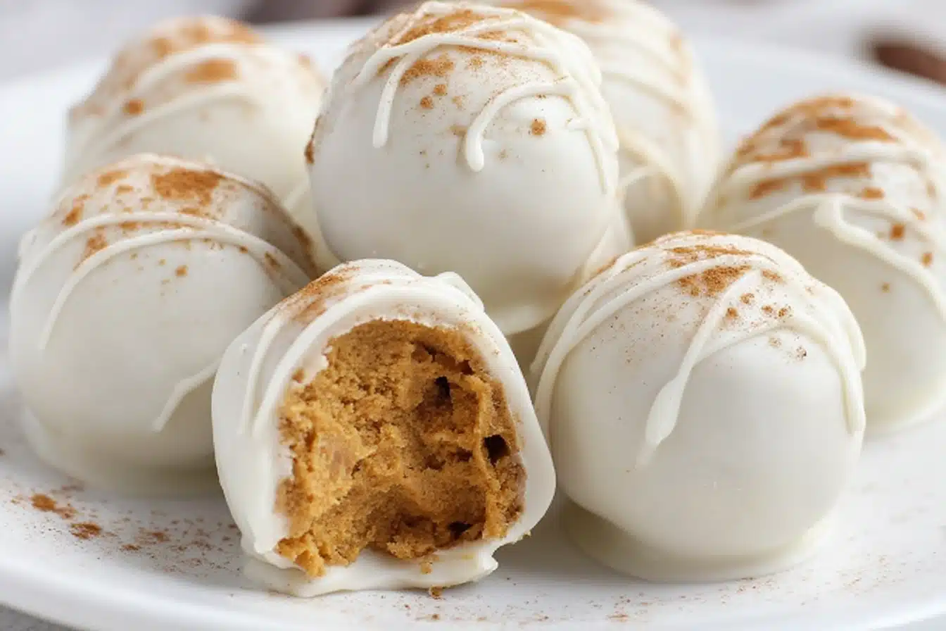 no bake pumpkin balls
