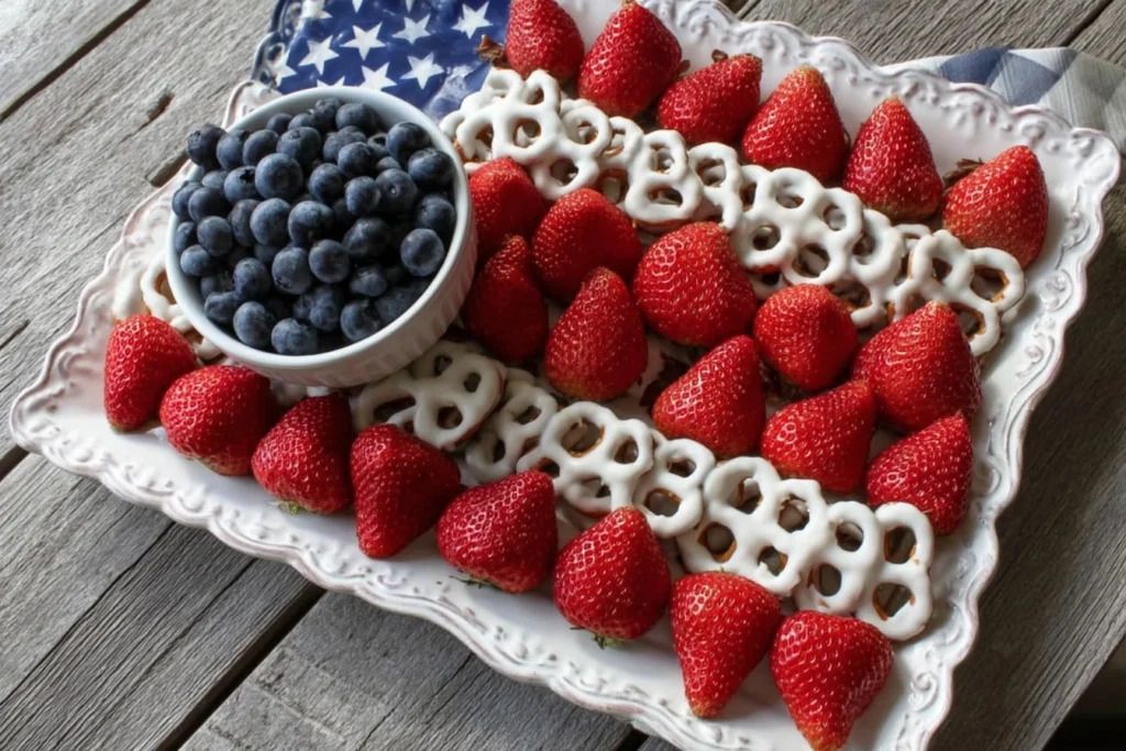 4th of July fruit platter