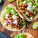 Mediterranean Chickpea Wrap