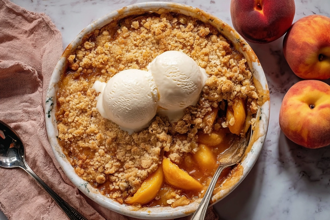 Peach Crumble Peach Crumble