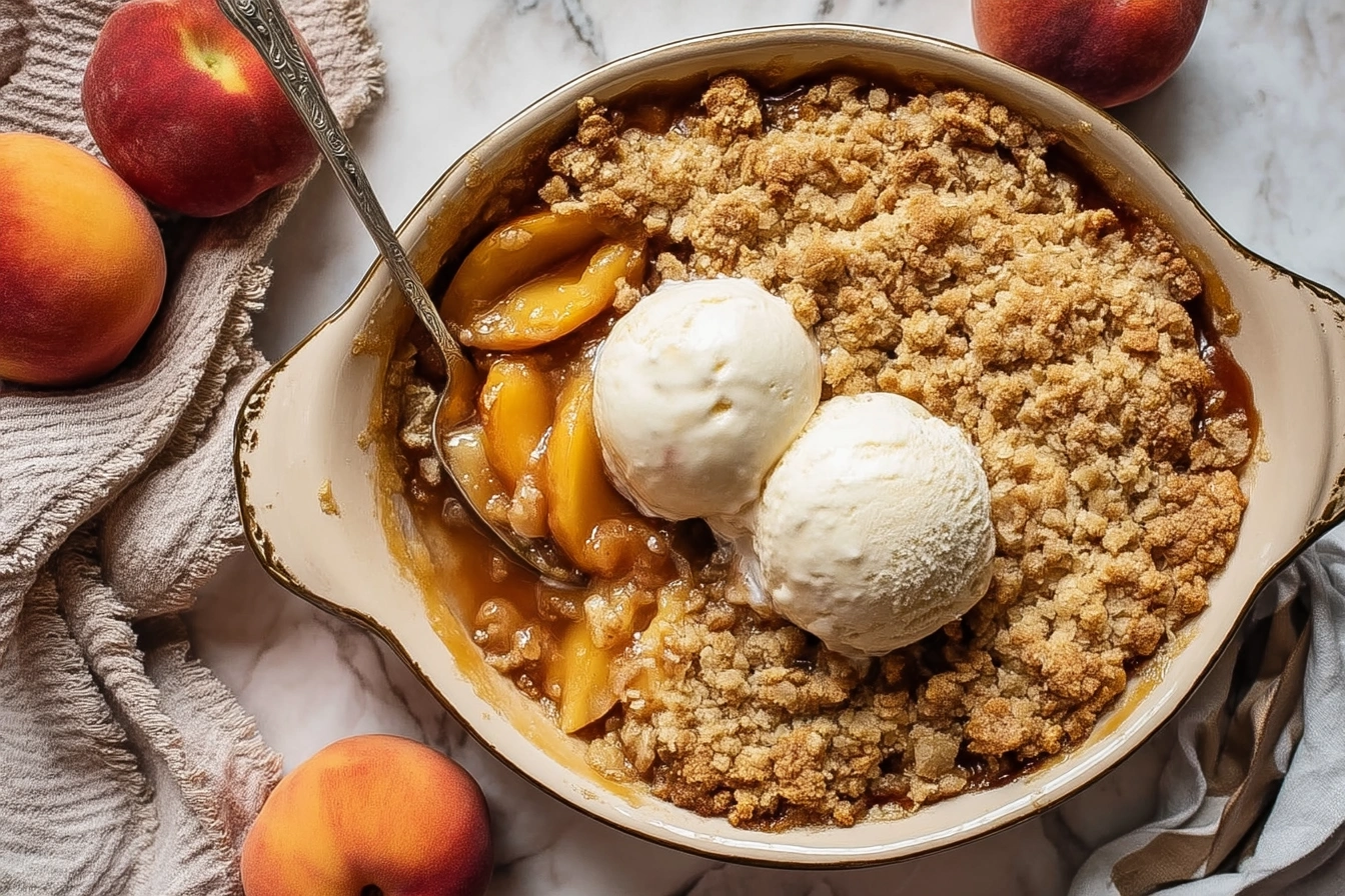 Peach Crumble Peach Crumble