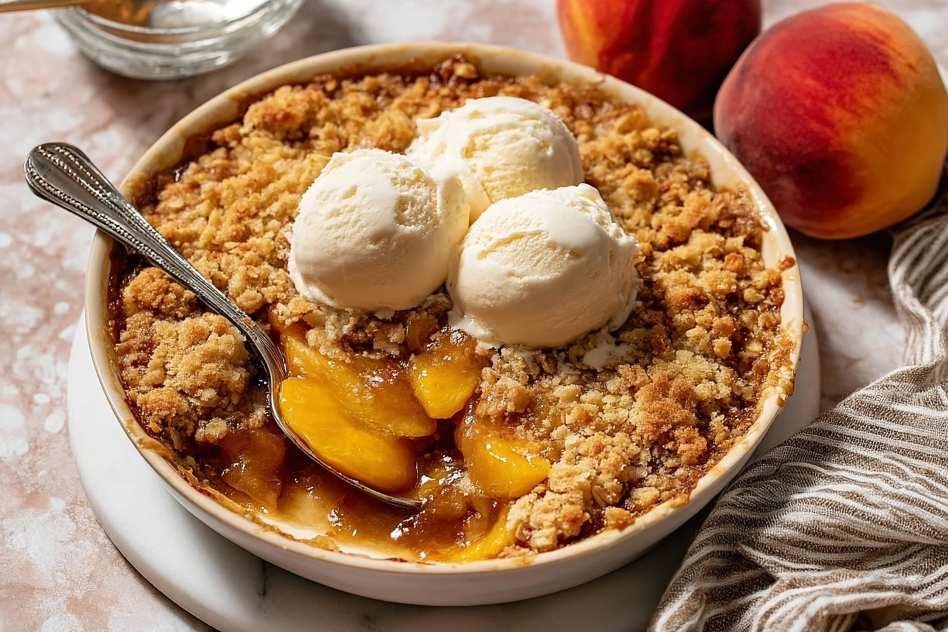 Peach Crumble Peach Crumble