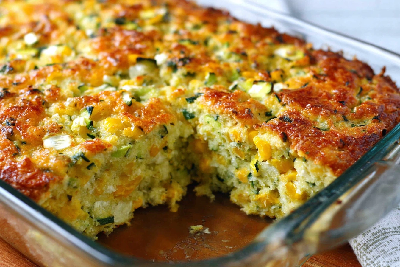 Zucchini Cornbread Casserole Zucchini Cornbread Casserole