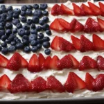 strawberry jello flag cake