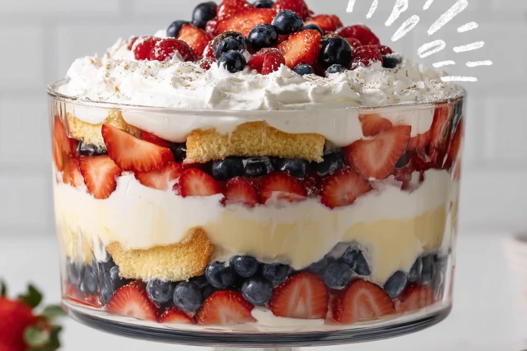 4th of July trifle