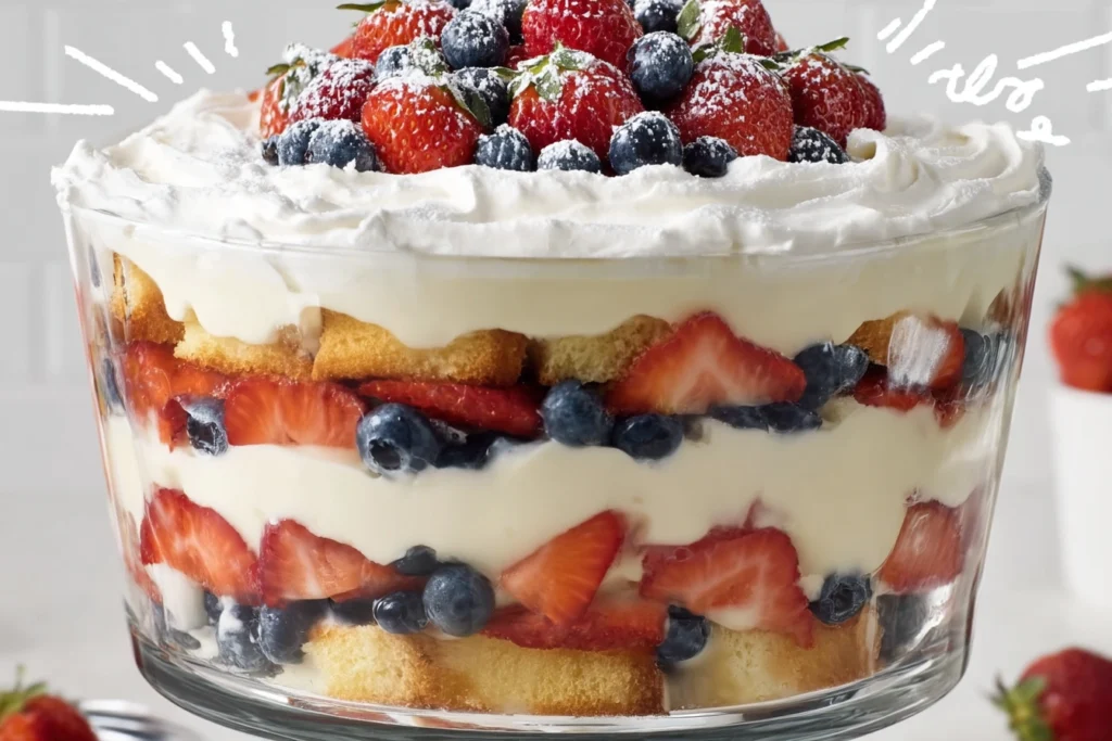 4th of July trifle
