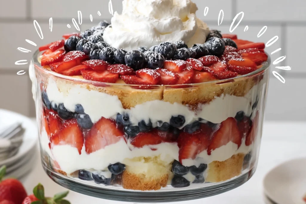 4th of July trifle