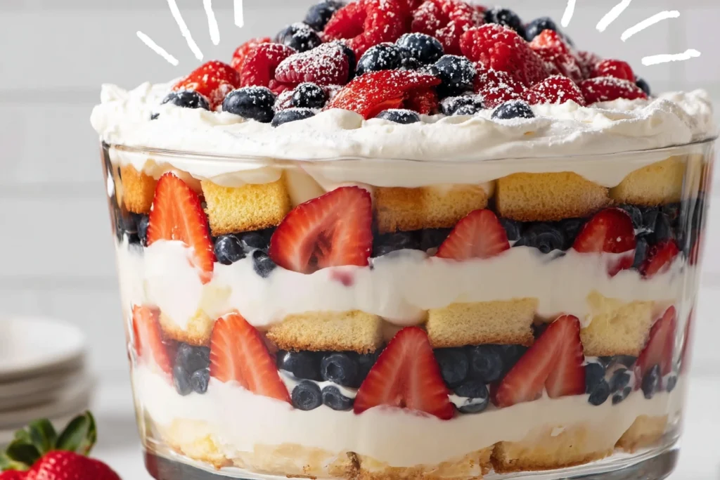 4th of July trifle