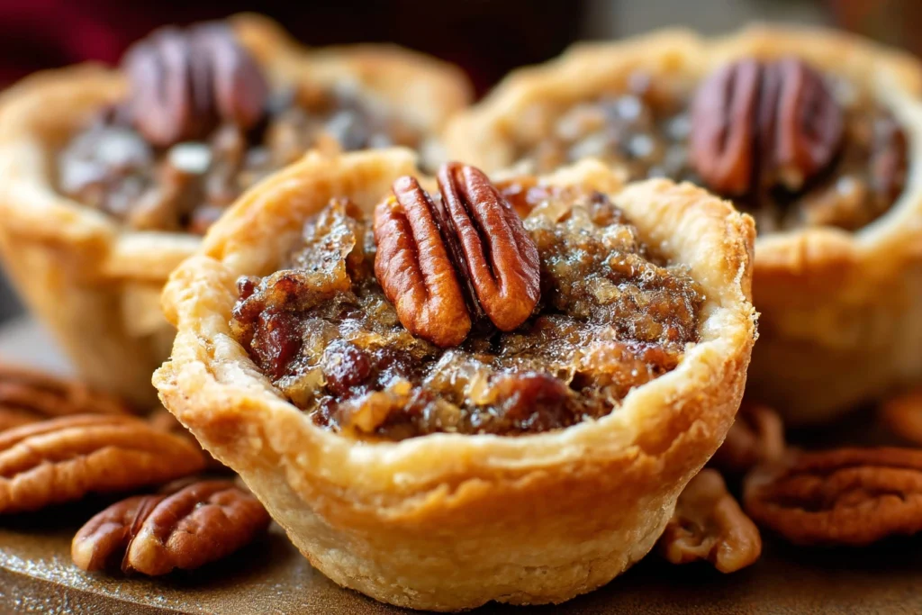 mini pecan pies