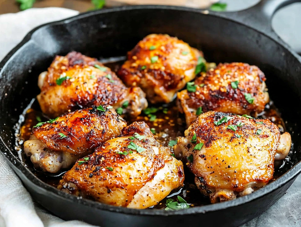 Garlic Butter Chicken Thighs