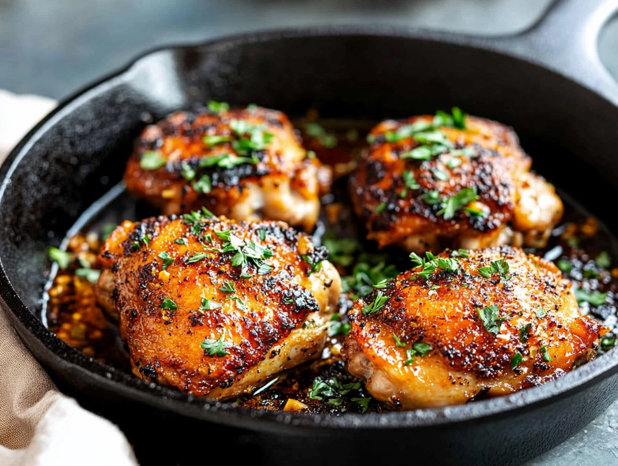 Garlic Butter Chicken Thighs Garlic Butter Chicken Thighs