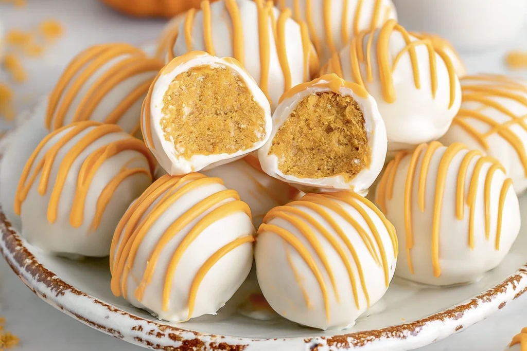 No Bake Pumpkin Cheesecake Balls