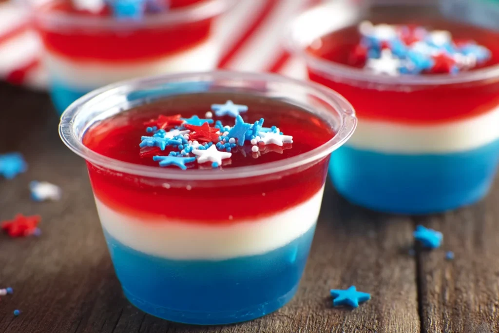 American flag jello shots